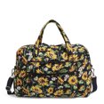 thumbnail image 1 of Vera Bradley Women's Recycled Cotton Weekender Travel Bag Sunflowers, 1 of 7