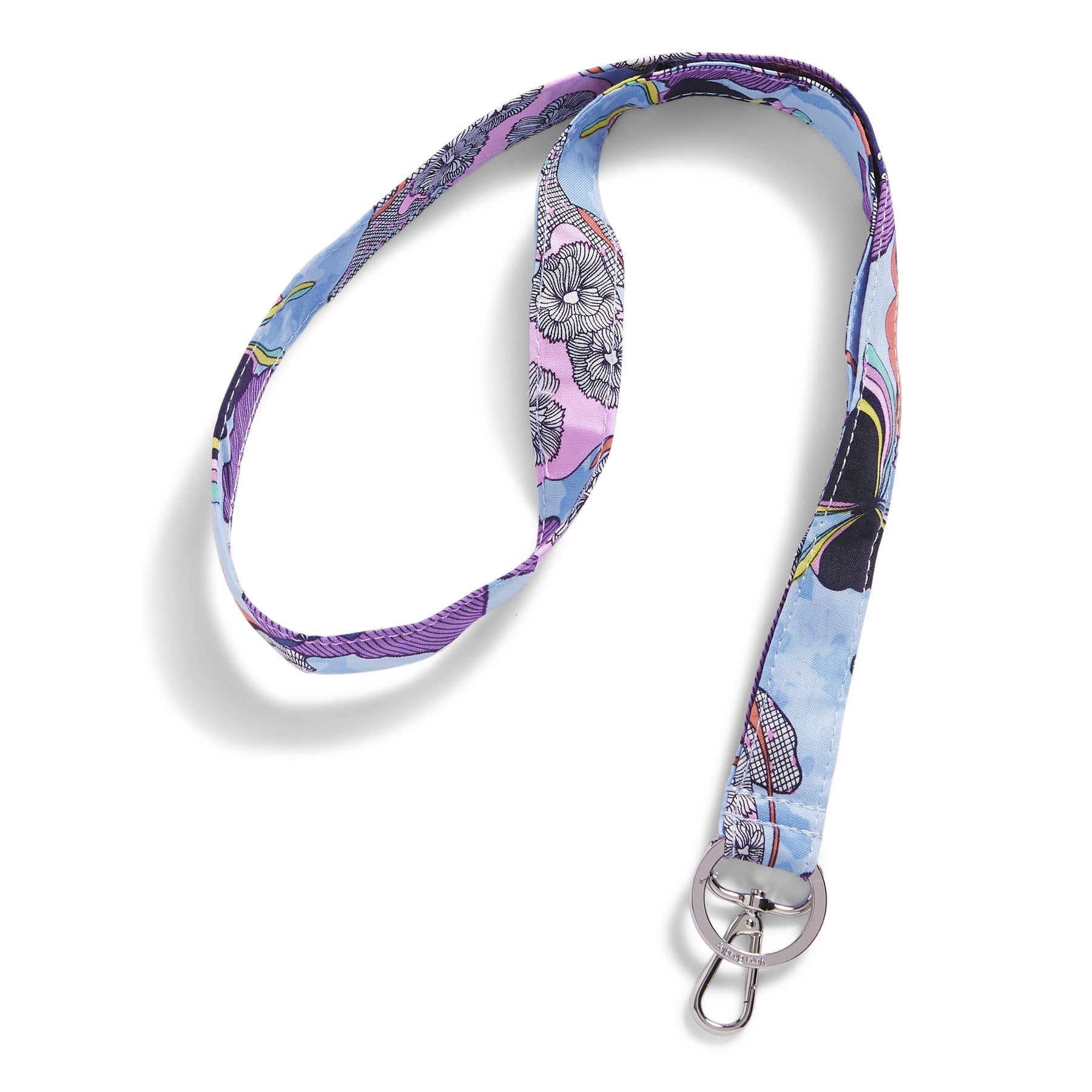 Vera Bradley Women's Recycled Cotton Wide Lanyard Butterfly