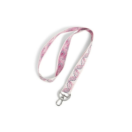 Vera Bradley Women's Wide Lanyard Felicity Paisley Pink