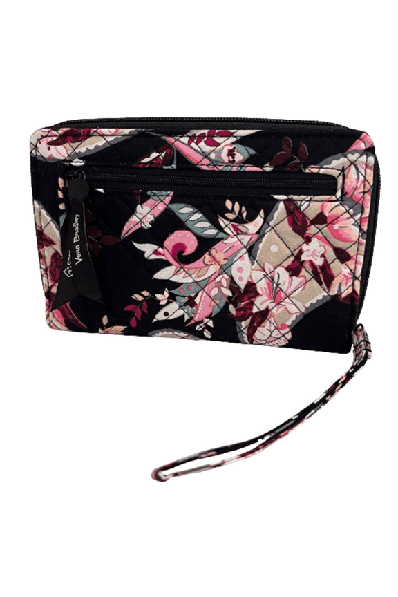 Women's Zip-Around Wallet Wristlet in Botanical Paisley