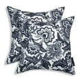 thumbnail image 1 of Classic Accessories Vera Bradley by  Water-Resistant Accent Pillows, 18 x 18 x 8 Inch, 2 Pack Java Navy, 1 of 5