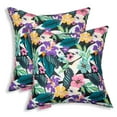 thumbnail image 1 of Classic Accessories Vera Bradley by  Water-Resistant Accent Pillows, 18 x 18 x 8 Inch, 2 Pack Star Foliage Multi, 1 of 5