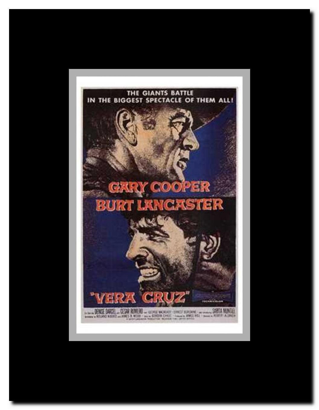 Vera Cruz Framed Movie Poster