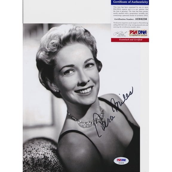 Vera Miles Signed Autograph 8x10 Photo PSA/DNA COA #8
