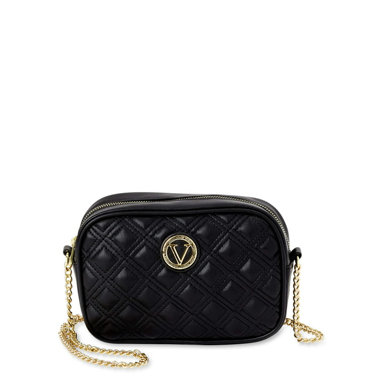 Vera New York Women's Marina Crossbody Handbag Black 