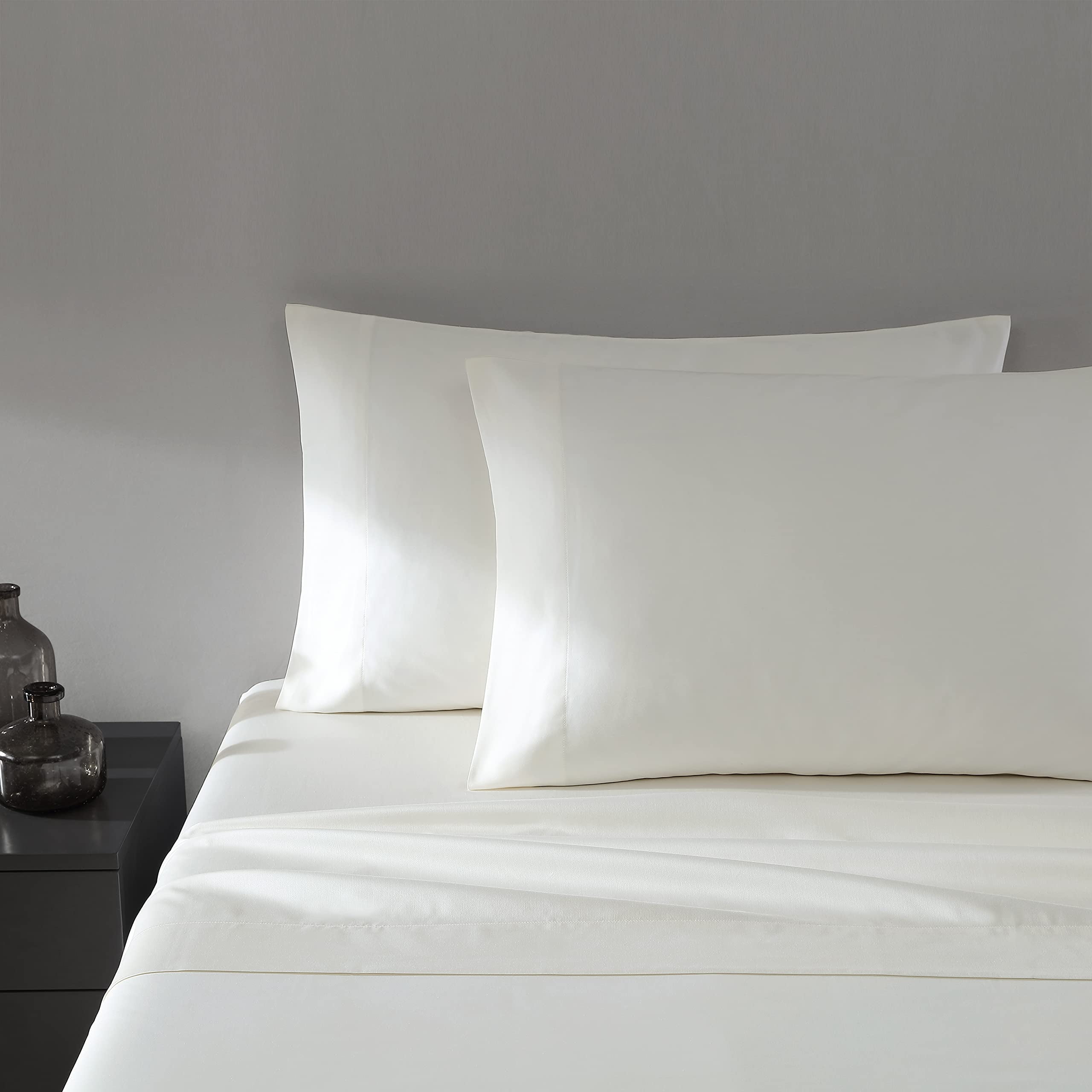 Ivory Queen Deep Pocket Cotton Polyester Sateen Sheet Set