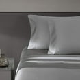 thumbnail image 1 of Vera Wang  800 Collection  Bed Sheet Set - 800 Thread Count, Silky Smooth  Wrinkle-Resistant Bedding, Queen, Grey Steel Grey Queen, 1 of 7