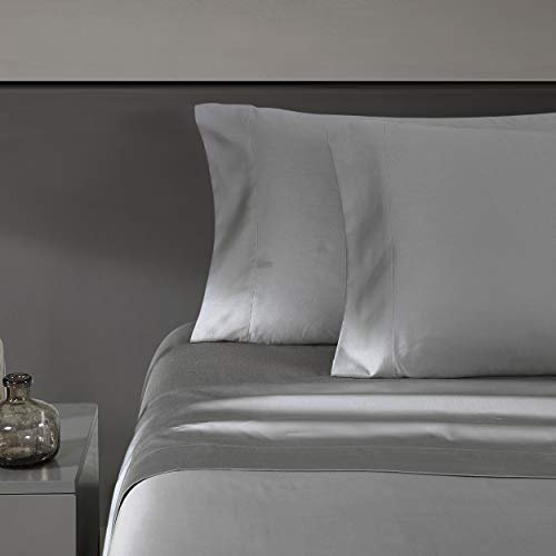 Vera Wang | 800 Collection | Bed Sheet Set - 800 Thread Count, Smooth & Wrinkle-Resistant Bedding, King, Grey