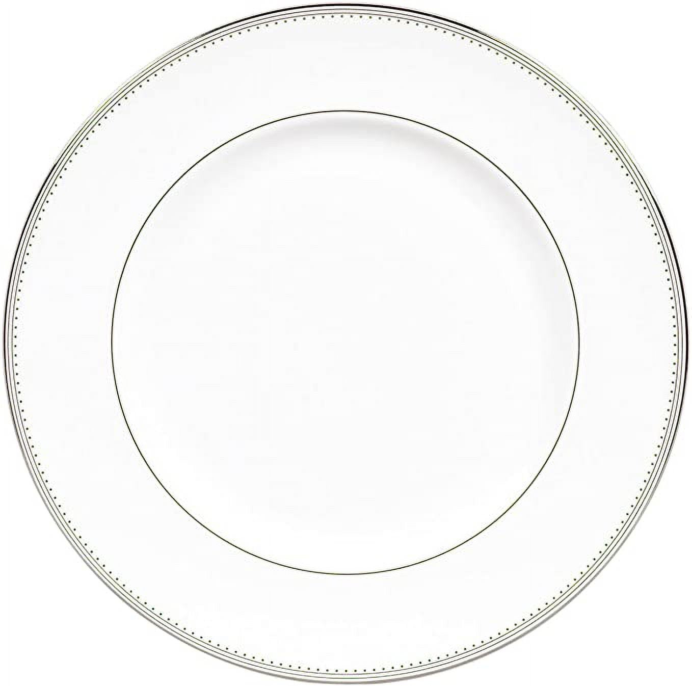 Grosgrain White Porcelain Bread and Butter Plate