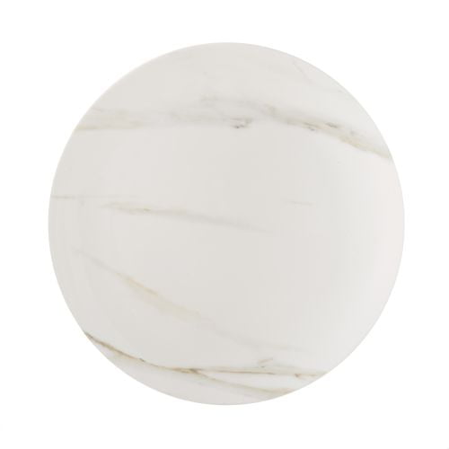 Abstract Marble Print Round Porcelain Dinner Plate