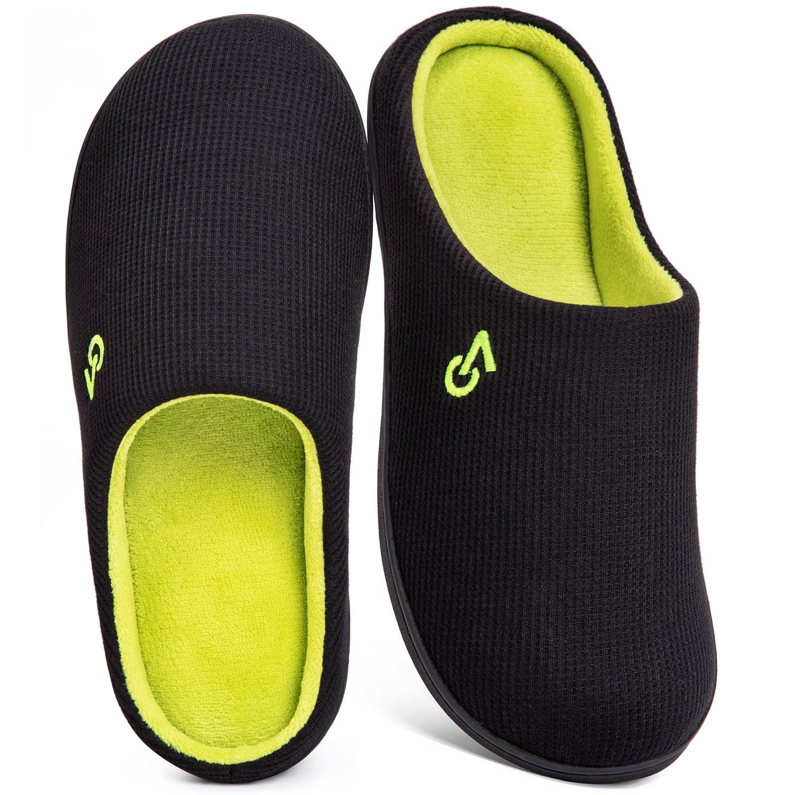 VeraCosy Men's Memory Foam Slippers - Indoor/Outdoor, Lightweight ...