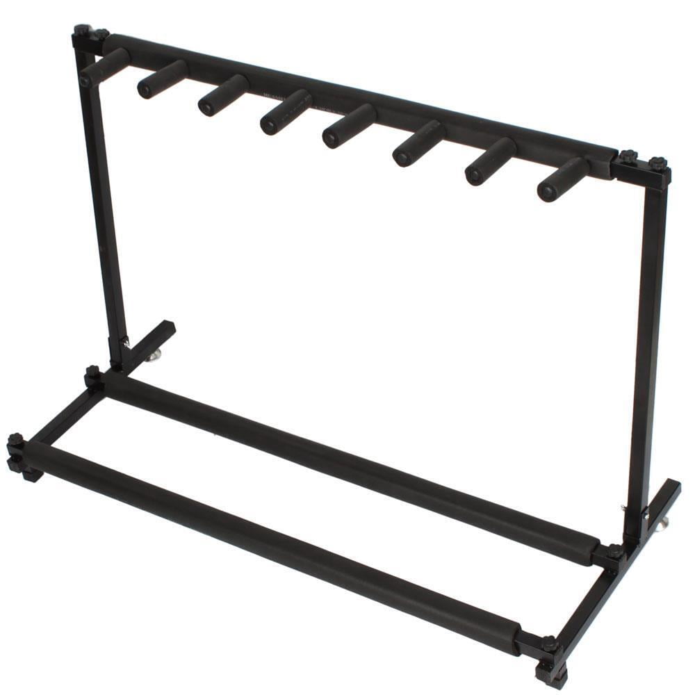Adjustable Bamboo Guitar Stand Rack | Multi-Guitar Holder For Acoustic, Electric & Bass | Floor Storage For Studio Or Stage