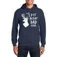 thumbnail image 1 of Veracco Best Buckin Dad Ever Hoodie Sweatshirt | Unisex | for Men and Women (Navy), 1 of 4
