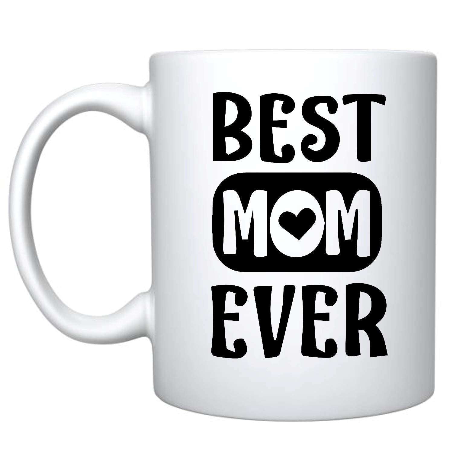 Funny "Luckiest Mom" Coffee Mug - 11 Oz Ceramic, White Gift For Mother's Day Or Birthday