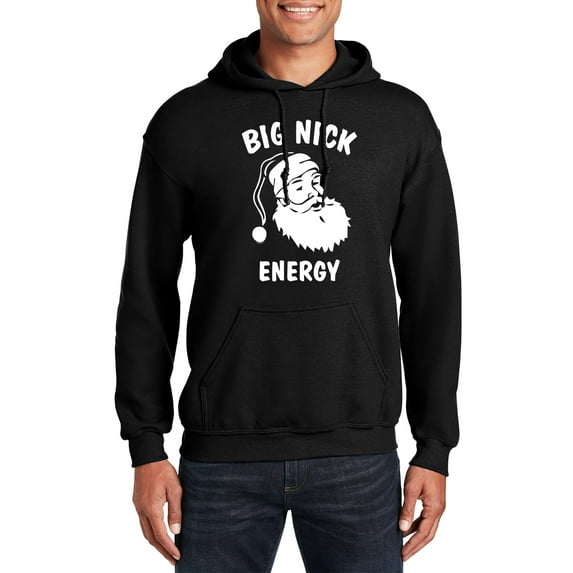 Veracco Big Nick Energy Christmas Hooded Neck Funny Cool Hoodie for Men Women Unisex (Red)