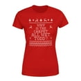 thumbnail image 1 of Veracco Why is The Carpet All Wet Todd Christmas T-Shirt for Women - Funny Ugly Costumes | Cool Graphic Tee Idea (Red), 1 of 4