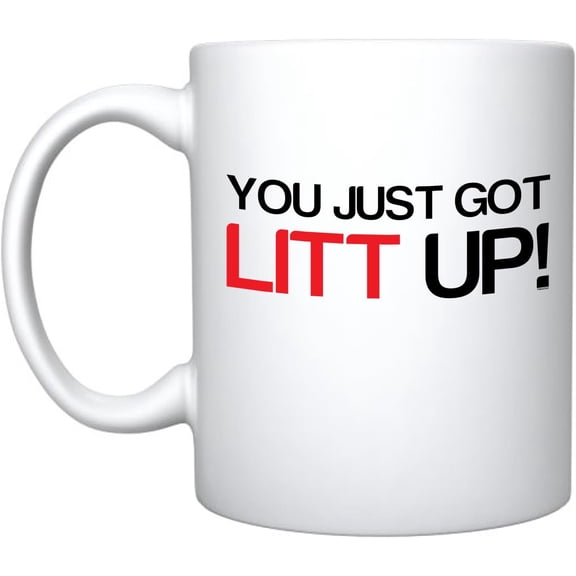 Veracco You Just Got Lit Up Coolie, Funny Coffee Cup Gift for Men and Women, Husband, Boyfriend, Novelty Mug, Best Husband Present