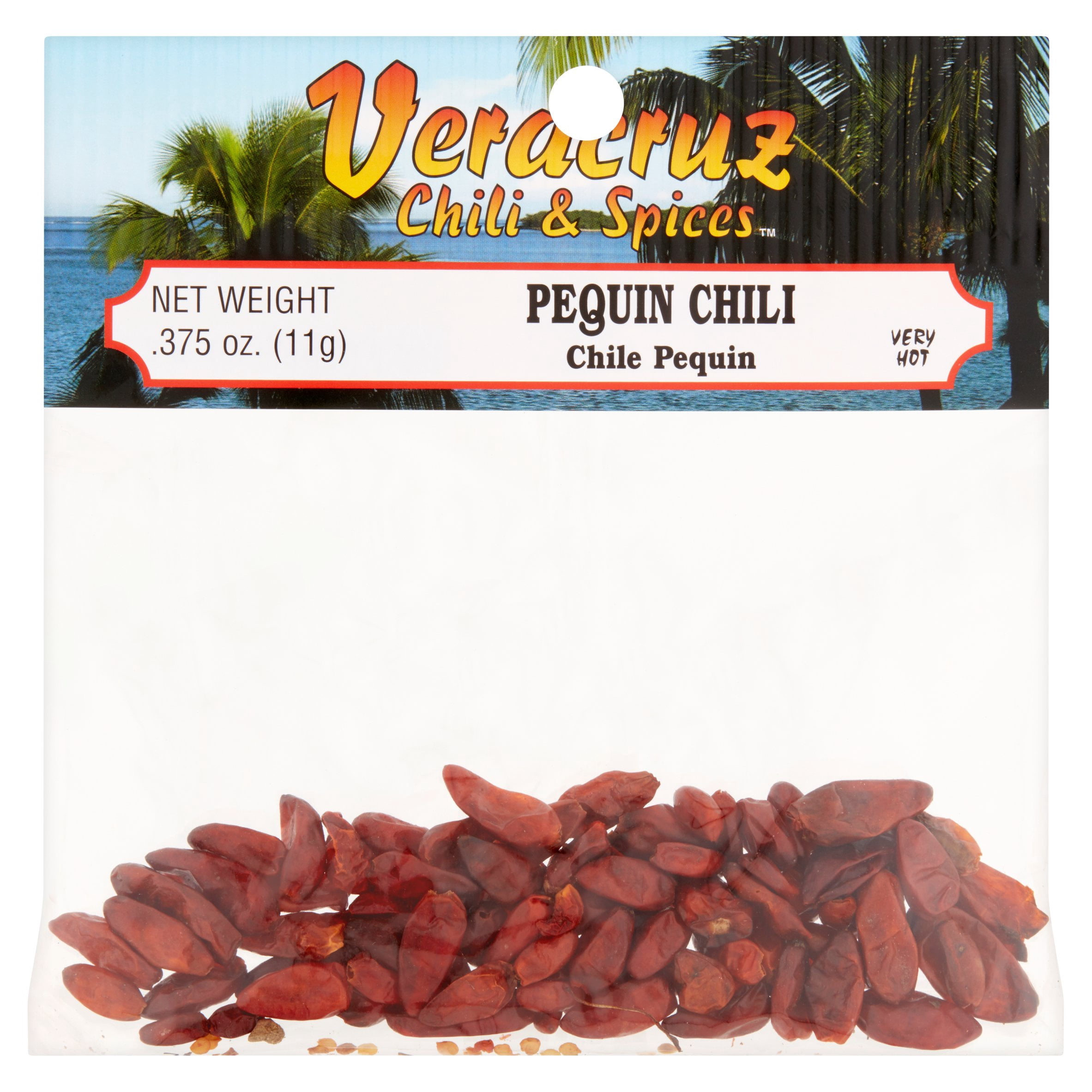 Veracruz Chili & Spices Pequin Chili, .375 oz, 12 pack