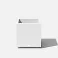 thumbnail image 1 of Veradek Block Series Cube Medium 22" Plastic Planter - White, 1 of 17