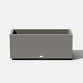 thumbnail image 1 of Veradek Block Series Long Box Large 38" Plastic Planter - Gray, 1 of 13