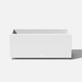 thumbnail image 1 of Veradek Block Series Long Box Large 38" Plastic Planter - White, 1 of 8