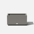 thumbnail image 1 of Veradek Block Series Long Box Small 25" Plastic Planter - Gray, 1 of 12