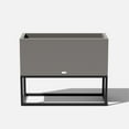 thumbnail image 1 of Veradek Block Series Raised Long Box Plastic Planter - (38 in., Gray), 1 of 10