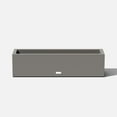 thumbnail image 1 of Veradek Block Series Trough 36" Plastic Planter - Gray, 1 of 13