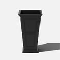 thumbnail image 1 of Veradek Brixton Tall 26" Plastic Planter - Black, 1 of 8