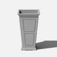 thumbnail image 1 of Veradek Brixton Tall 26" Plastic Planter - Gray, 1 of 8