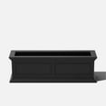 thumbnail image 1 of Veradek Brixton Window Box 36" Plastic Planter - Black, 1 of 9