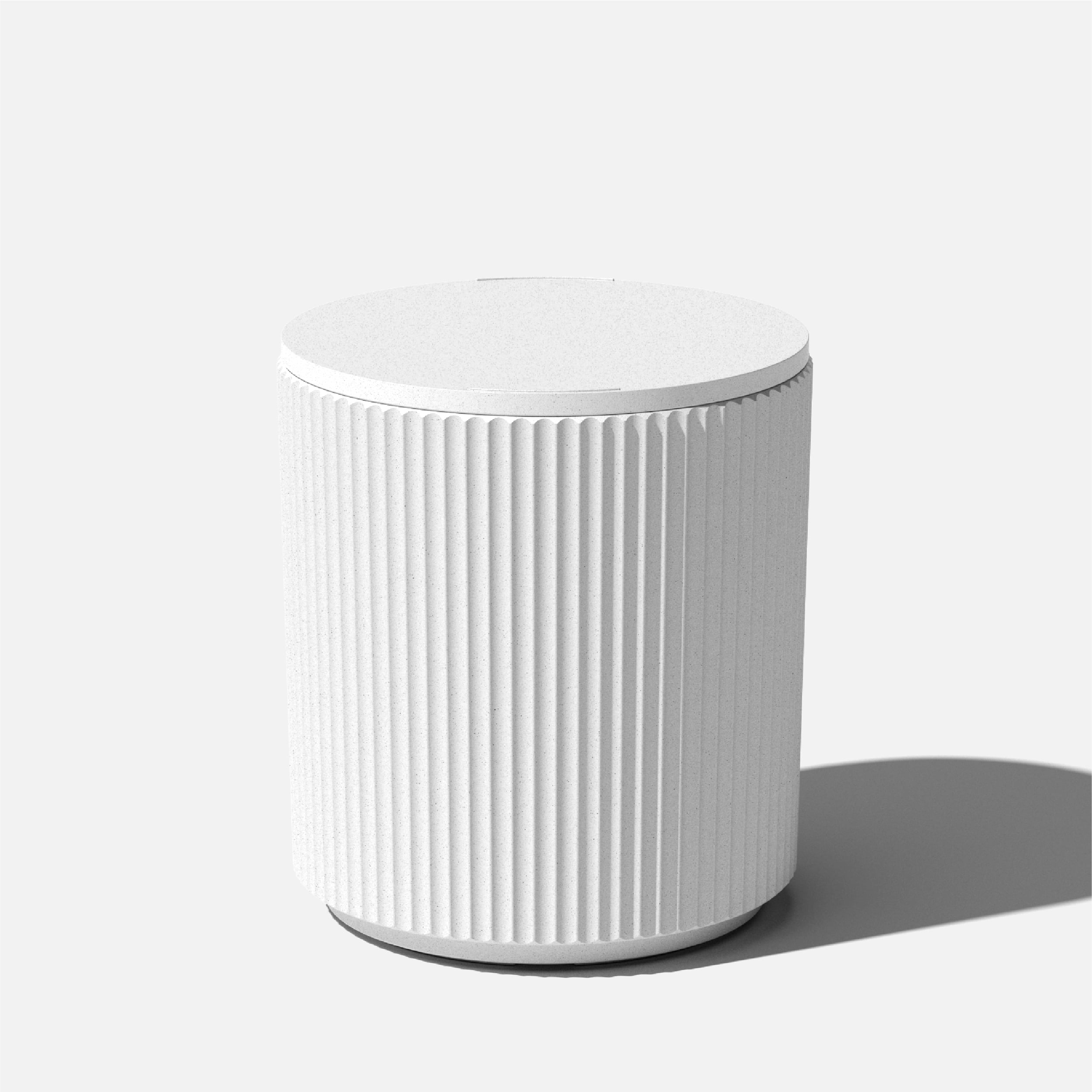Veradek Cooler Side Table - White - Walmart.com