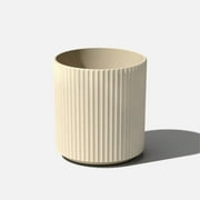 Veradek Demi Series 16" Plastic-Stone Planter - Sand
