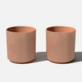 thumbnail image 1 of Veradek Demi Series 20" Plastic-Stone Planter - 2-Pack Terracotta, 1 of 8