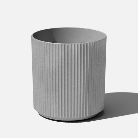 Veradek Demi Series 20" Plastic-Stone Planter - Gray