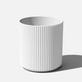 thumbnail image 1 of Veradek Demi Series  20" Plastic-Stone Planter - White, 1 of 9