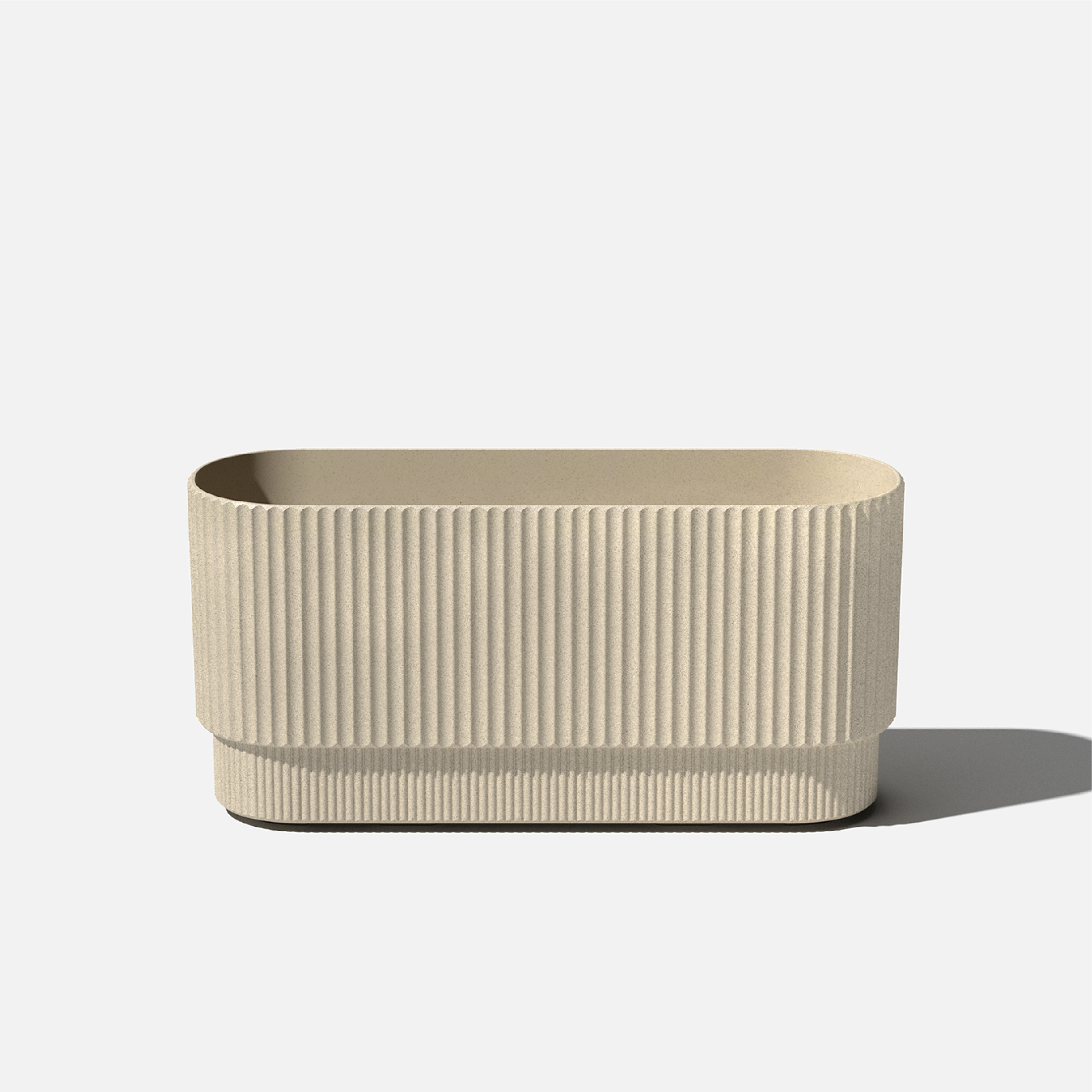 Maceta Rectangular De Acero Galvanizado Veradek - Diseño Largo, Aislada, Ideal Para Exterior Y Resistente A La Intemperie