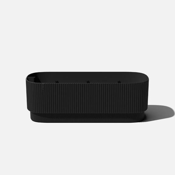 Veradek Demi Series Black Garden Bed 42" Self-Watering Planter
