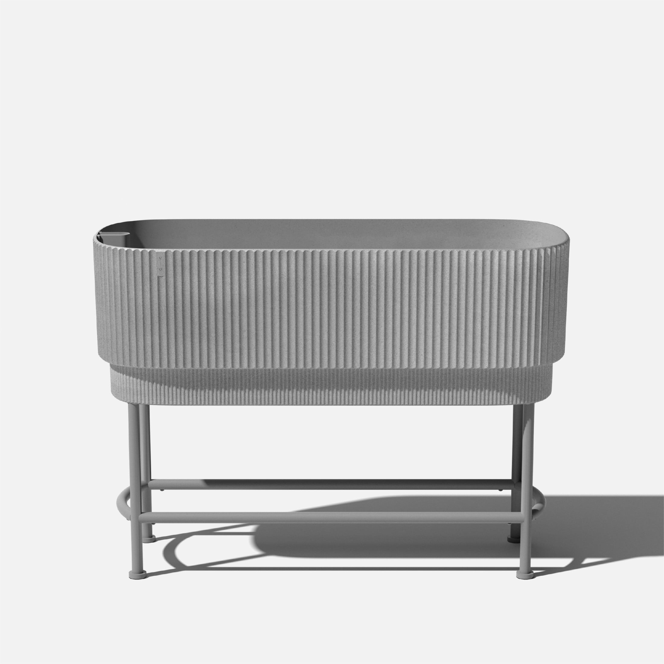 Veradek Demi Series Raised Garden Bed 42" Self-Watering Planter - Gray