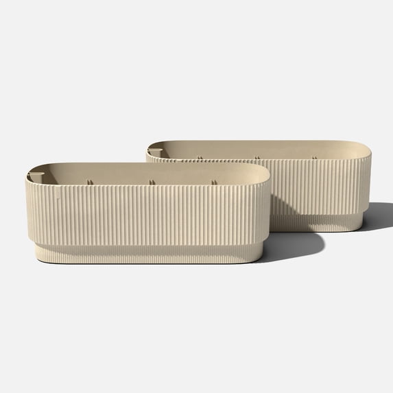 Veradek Demi Series Sand Garden Bed 42" Self-Watering Planter (2 Pack)