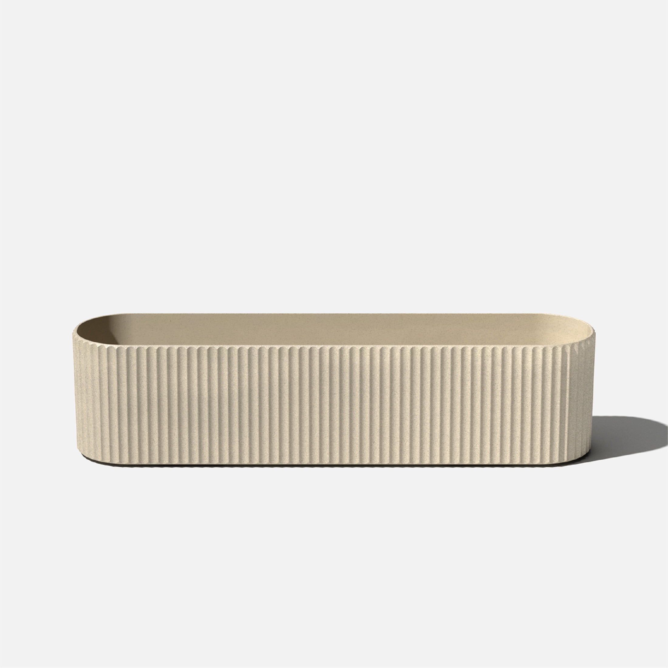Sandstone 36" Plastic-Stone Window Box Planter