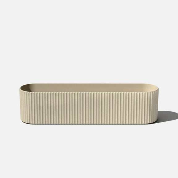 Veradek Demi Series Window Box 36" Plastic-Stone Planter - (Sand/1 Pack)