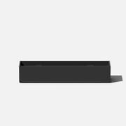 Veradek Geo Series Short 16" Planter - Black