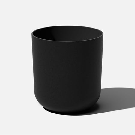 Veradek Mason Series Kona 20" Plastic-Stone Planter - Black