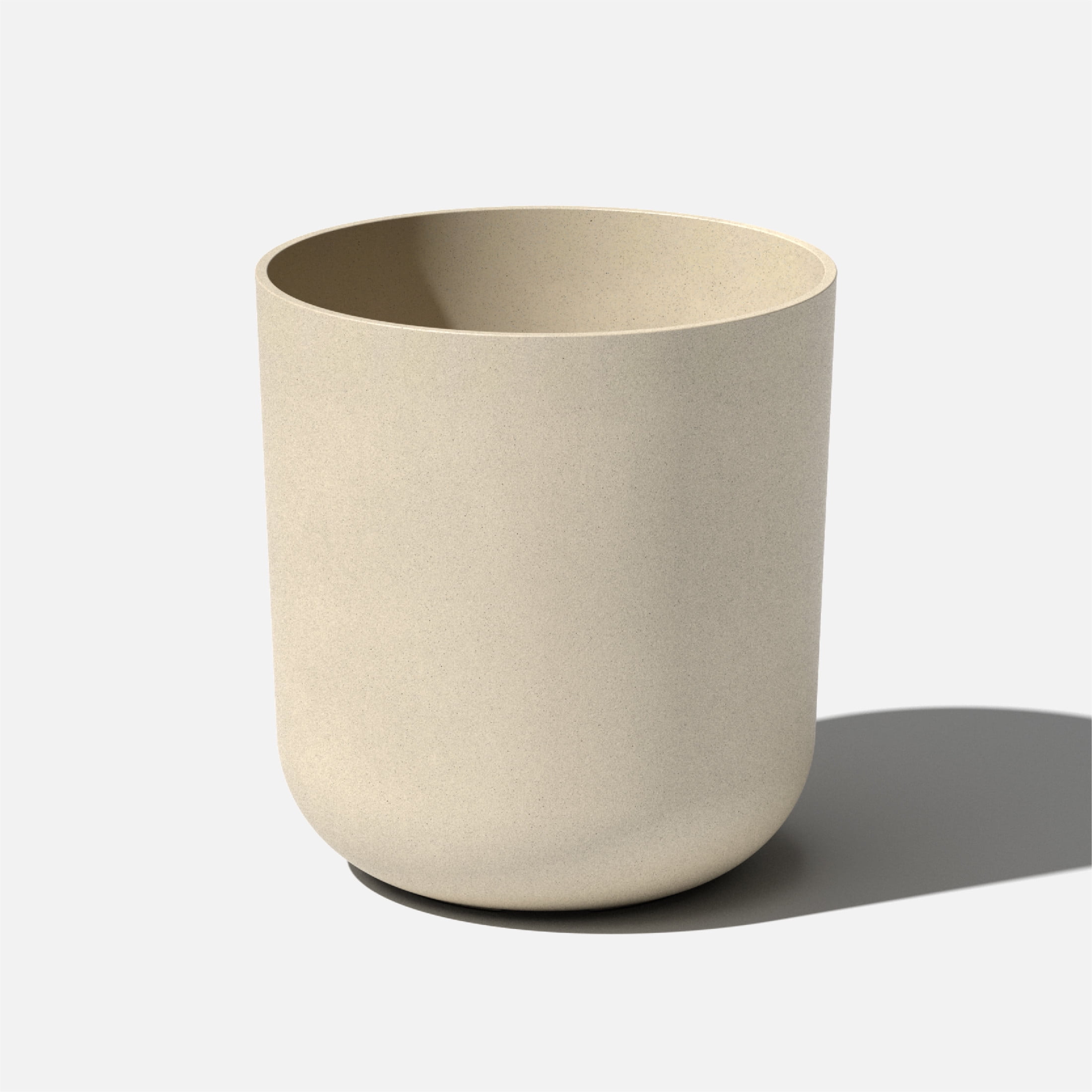 Sandstone 20" Plastic-Stone Indoor/Outdoor Planter