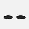 Veradek Mason Series Kona 20" PlasticStone Planter Tray 2Pack Black