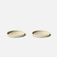 Veradek Mason Series Kona 20" PlasticStone Planter Tray 2Pack Sand