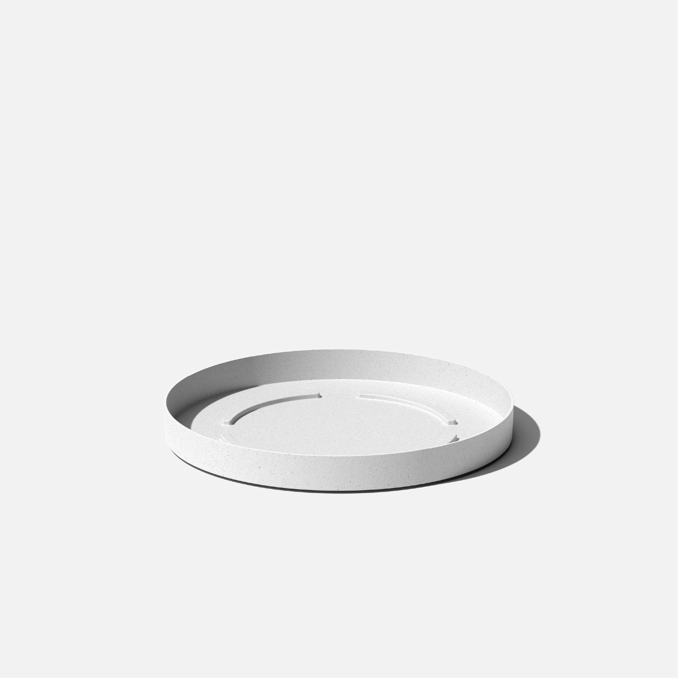 Veradek Mason Series Kona 20'' PlasticStone Planter Tray White