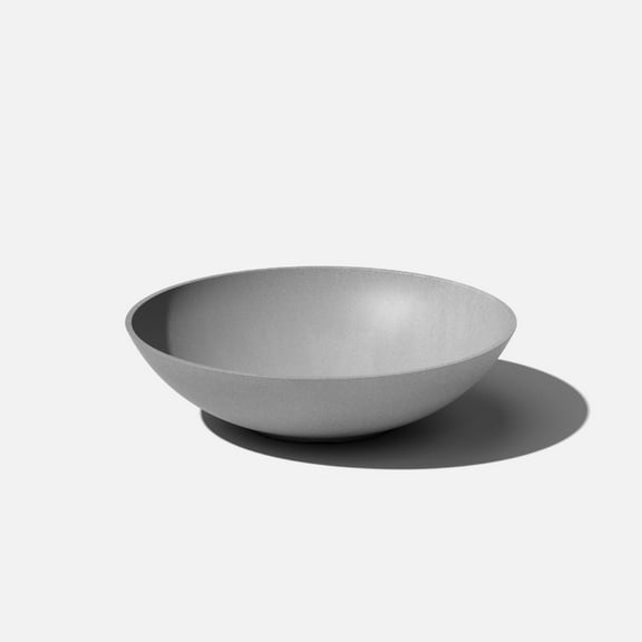 Veradek Mason Series Lane Bowl 24" Plastic-Stone Planter - Gray