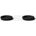 thumbnail image 1 of Veradek Mason Series Selena 28" Plastic-Stone Planter Tray 2-Pack Black, 1 of 9
